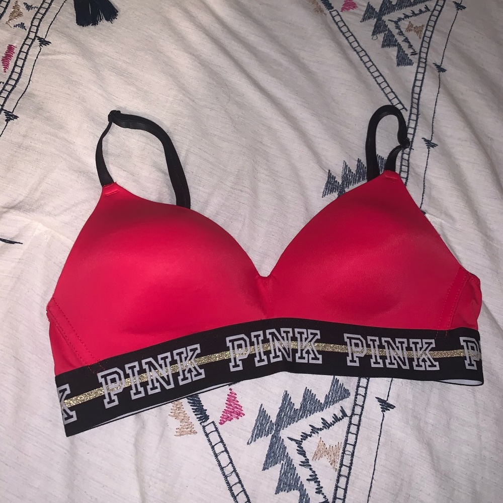 red vs PINK bra size 32B